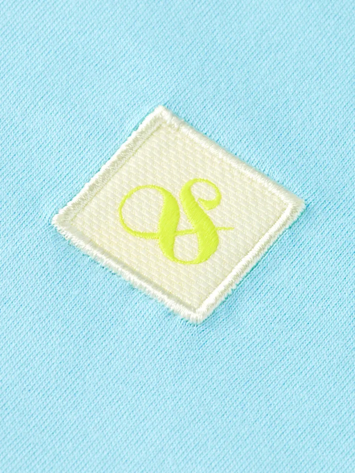 Logo Badge Tshirt Washed Neon Blue Men Scotch and Soda TShirts and Polo Shirts Logo Badge Tshirt Washed Neon Blue Men Scotch and Soda TShirts and Polo Shirts