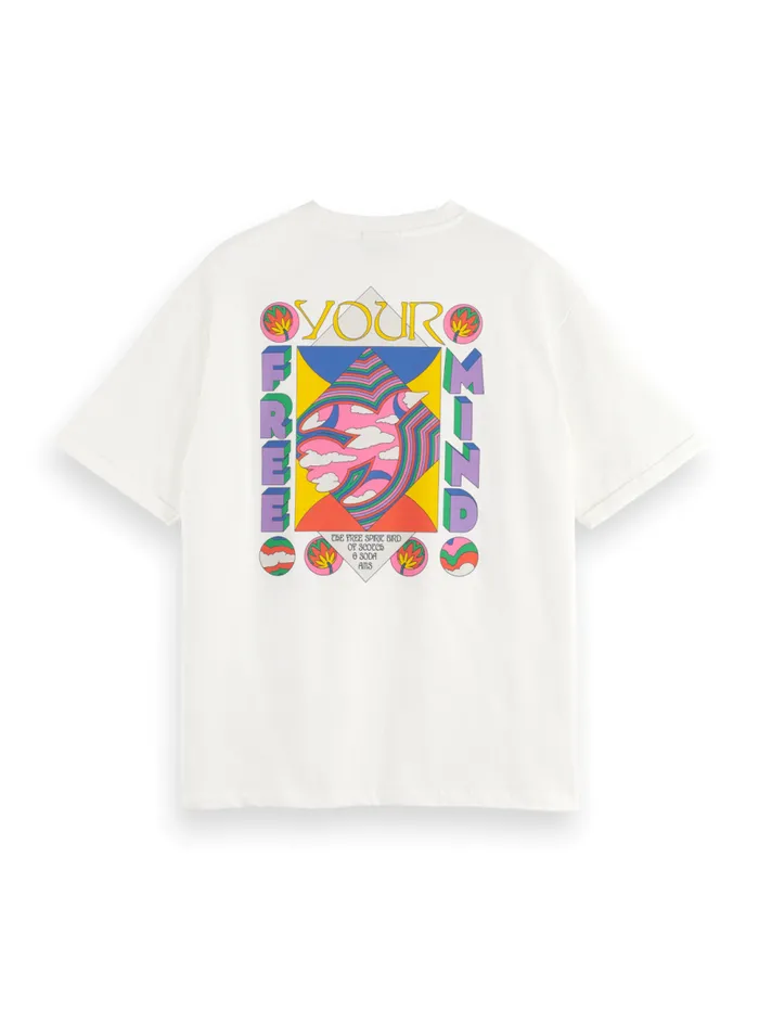 LOOSE FIT BACK ARTWORK TSHIRT Vinyl Men Scotch and Soda TShirts and Polo Shirts LOOSE FIT BACK ARTWORK TSHIRT Vinyl Men Scotch and Soda TShirts and Polo Shirts