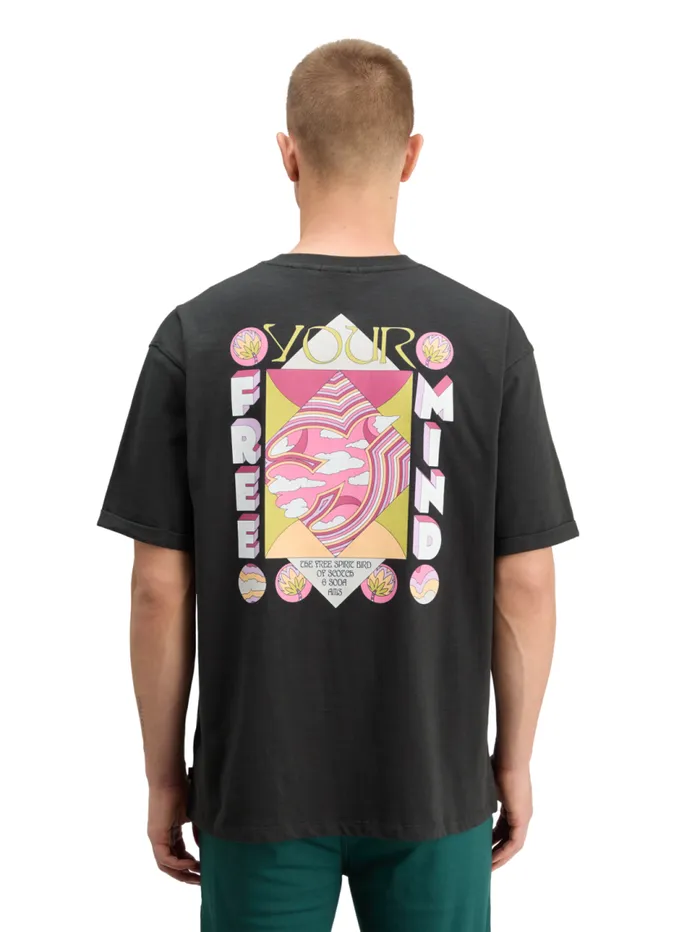 LOOSE FIT BACK ARTWORK TSHIRT Vinyl Men Scotch and Soda TShirts and Polo Shirts LOOSE FIT BACK ARTWORK TSHIRT Vinyl Men Scotch and Soda TShirts and Polo Shirts