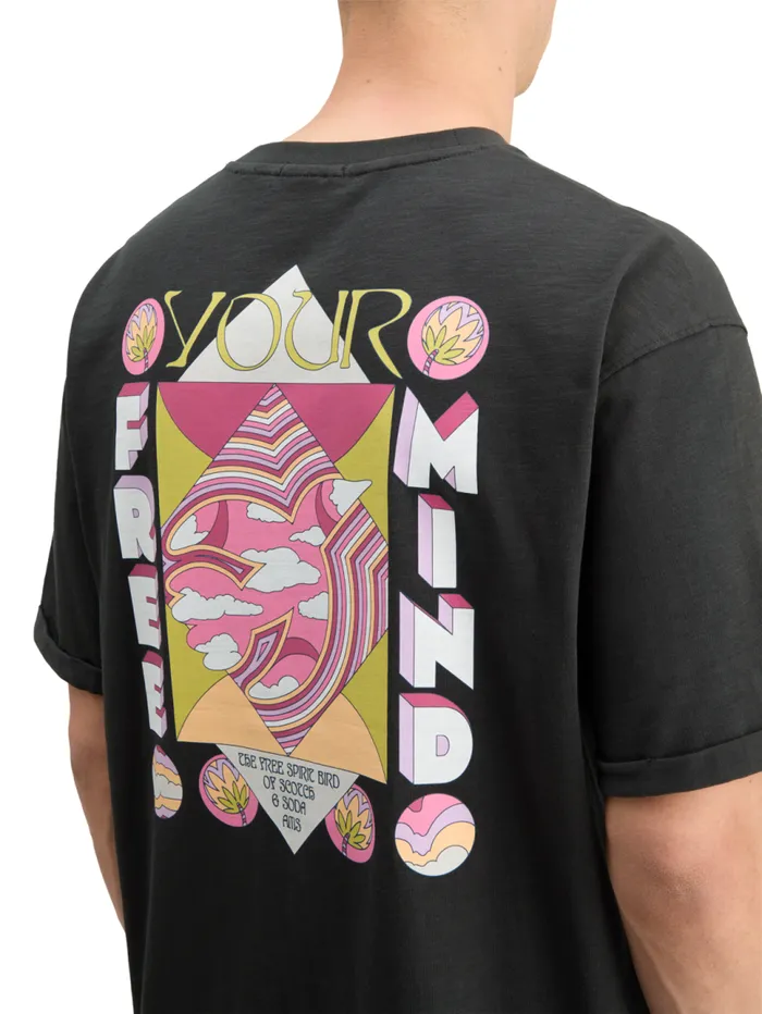 LOOSE FIT BACK ARTWORK TSHIRT Vinyl Men Scotch and Soda TShirts and Polo Shirts LOOSE FIT BACK ARTWORK TSHIRT Vinyl Men Scotch and Soda TShirts and Polo Shirts