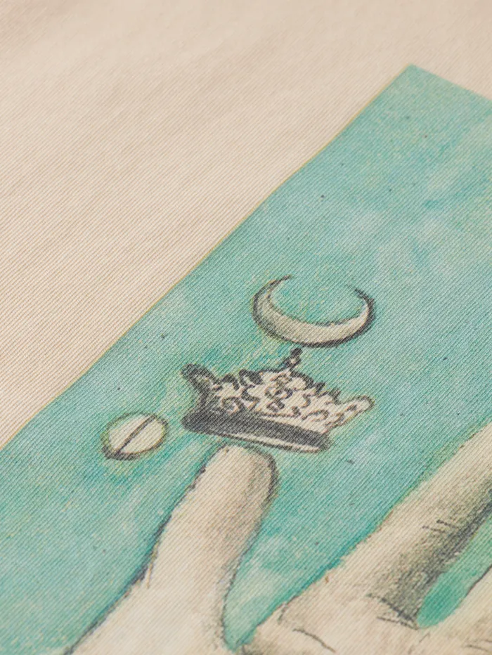 LOOSE FIT EMBASSY OF THE FREE MIND ARTWORK TSHIRT Parchment Men Scotch and Soda TShirts and Polo Shirts LOOSE FIT EMBASSY OF THE FREE MIND ARTWORK TSHIRT Parchment Men Scotch and Soda TShirts and Polo Shirts