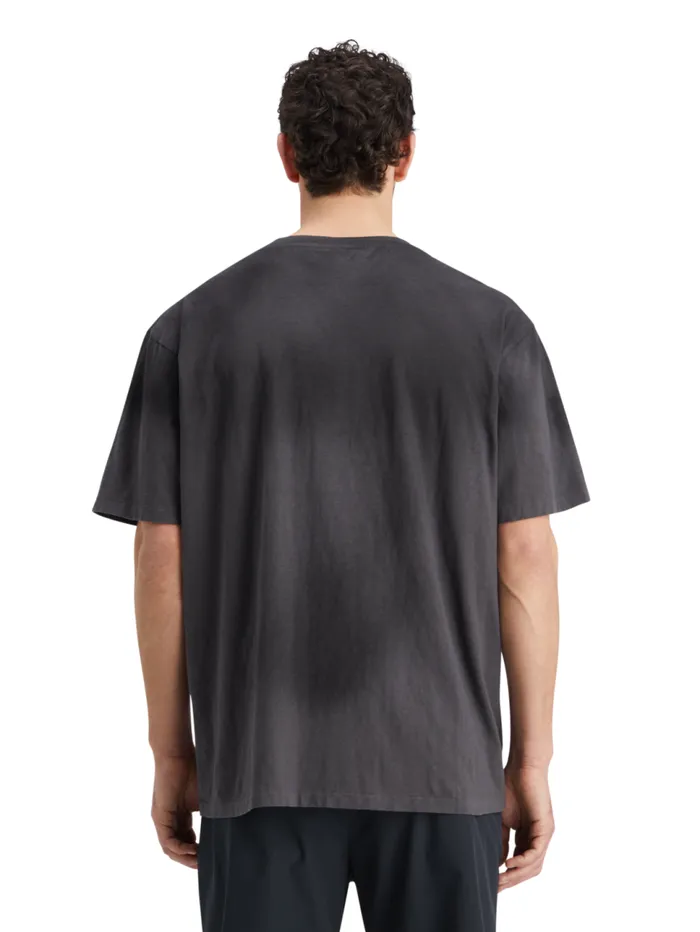 Loose Fit Irregular Dyed Artwork Tshirt Moody Grey Men Scotch and Soda TShirts and Polo Shirts Loose Fit Irregular Dyed Artwork Tshirt Moody Grey Men Scotch and Soda TShirts and Polo Shirts