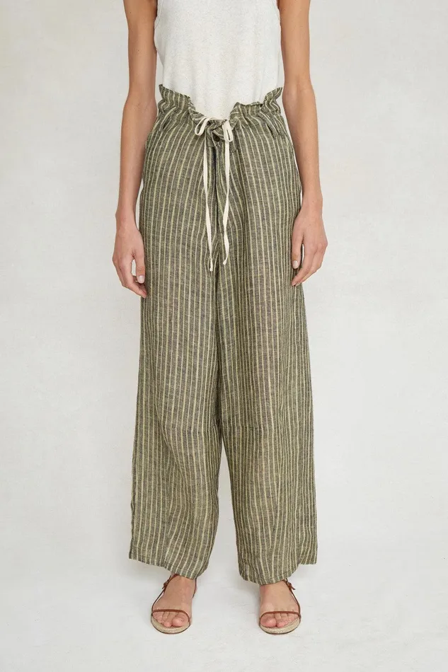 Loren Pant Mosstone Women Chan Luu Bottoms