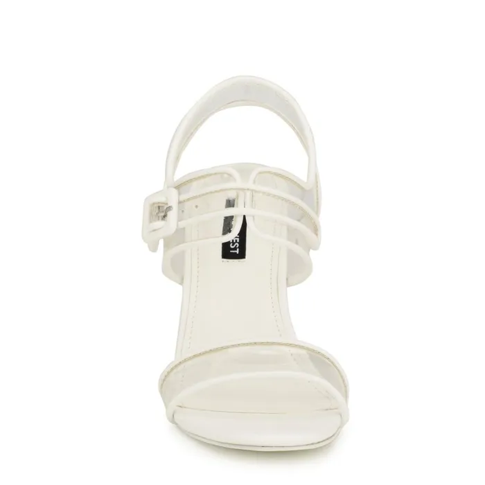 Lucile Clear Strappy Sandals Clear Women Nine West Heeled Lucile Clear Strappy Sandals Clear Women Nine West Heeled