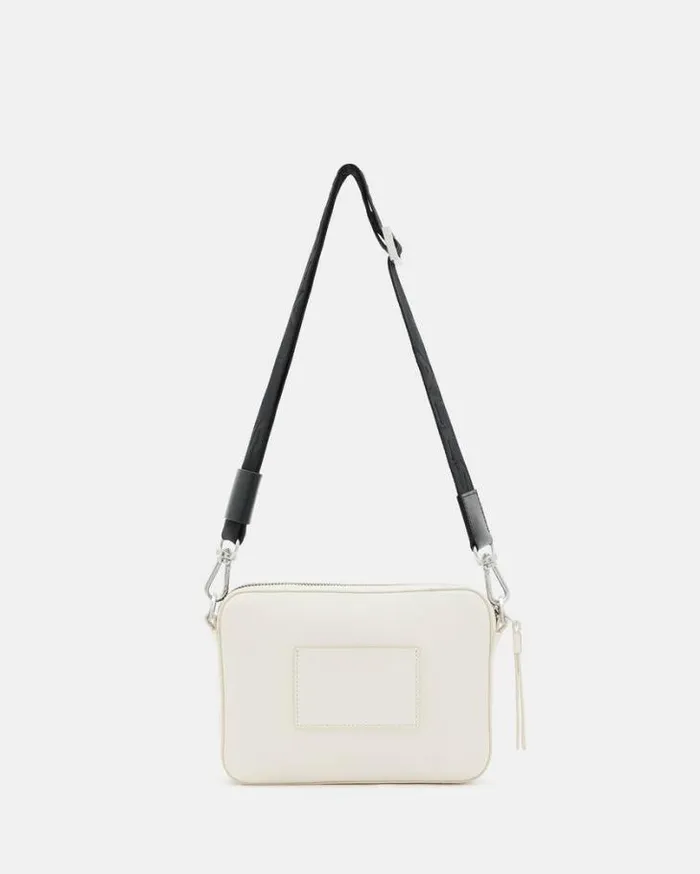 Lucile Leather Crossbody Bag Desert White Women AllSaints Handbags and Wallets Lucile Leather Crossbody Bag Desert White Women AllSaints Handbags and Wallets