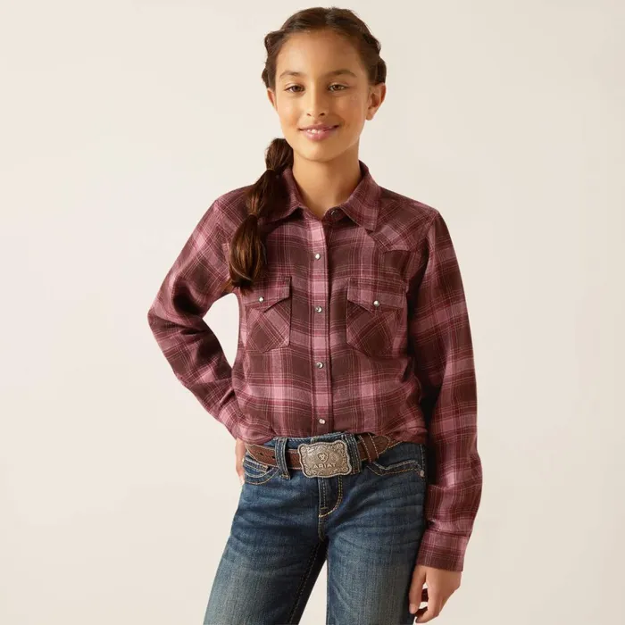 Lucky Shirt Clove Brown Kids Ariat Button Down Shirts