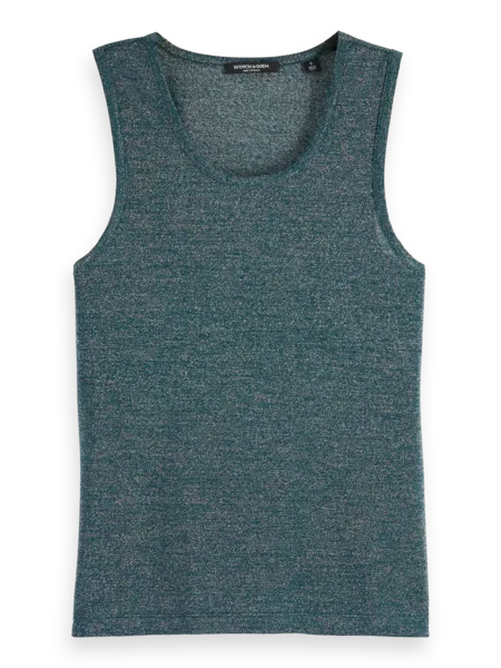 LUREX RACER TANK Evening Black Women Scotch and Soda Tops and TShirts