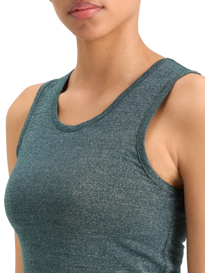 LUREX RACER TANK Evening Black Women Scotch and Soda Tops and TShirts