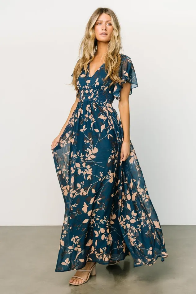 Lynlee Metallic Maxi Dress Topaz Women Baltic Born Bump Friendly Lynlee Metallic Maxi Dress Topaz Women Baltic Born Bump Friendly