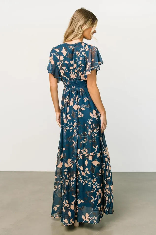 Lynlee Metallic Maxi Dress Topaz Women Baltic Born Bump Friendly Lynlee Metallic Maxi Dress Topaz Women Baltic Born Bump Friendly