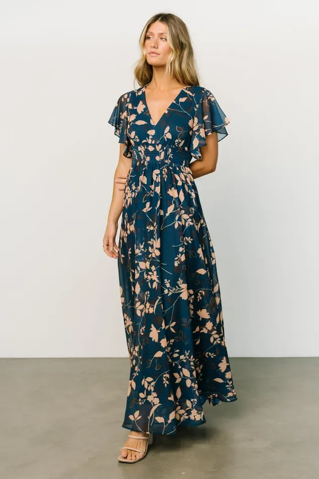 Lynlee Metallic Maxi Dress Topaz Women Baltic Born Bump Friendly Lynlee Metallic Maxi Dress Topaz Women Baltic Born Bump Friendly