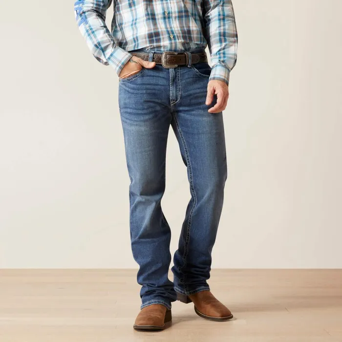 M4 Relaxed Hugo Boot Cut Jean Bannock Men Ariat Denim