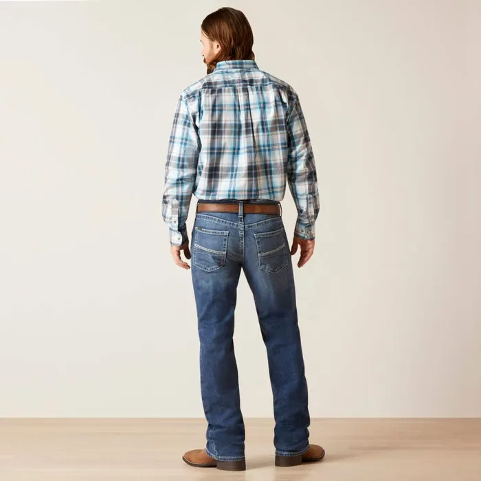 M4 Relaxed Hugo Boot Cut Jean Bannock Men Ariat Denim M4 Relaxed Hugo Boot Cut Jean Bannock Men Ariat Denim