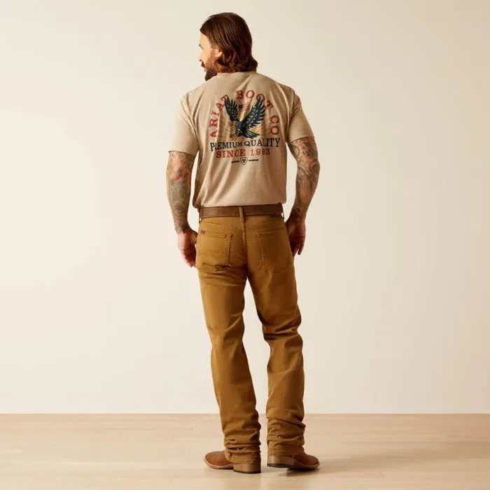 M5 Hansen Straight Leg Jean Teak Brown Men Ariat Denim M5 Hansen Straight Leg Jean Teak Brown Men Ariat Denim