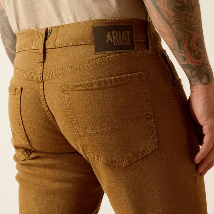 M5 Hansen Straight Leg Jean Teak Brown Men Ariat Denim M5 Hansen Straight Leg Jean Teak Brown Men Ariat Denim