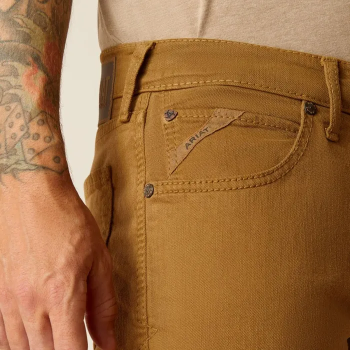 M5 Hansen Straight Leg Jean Teak Brown Men Ariat Denim M5 Hansen Straight Leg Jean Teak Brown Men Ariat Denim