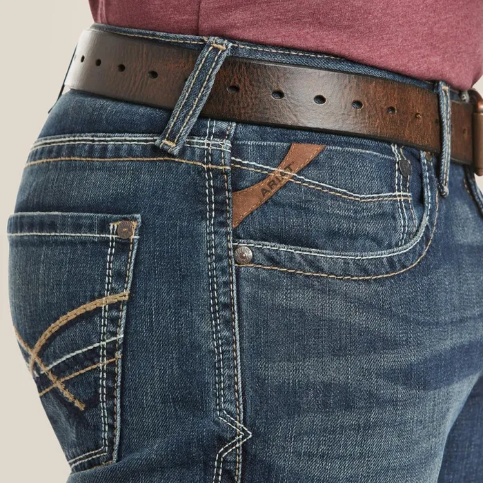 M5 Slim Deadrun Stackable Straight Leg Jean Deadrun Men Ariat Denim