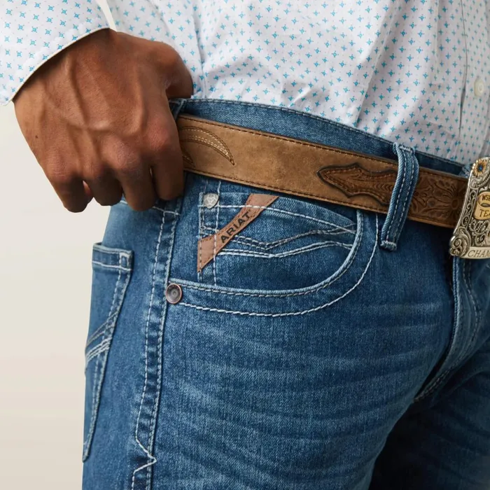 M5 Straight Devon Straight Jean Bayou Men Ariat Denim M5 Straight Devon Straight Jean Bayou Men Ariat Denim