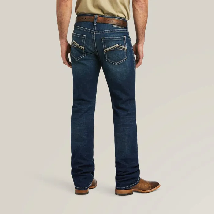M5 Straight Stretch Remming Stackable Straight Leg Jean Ford Men Ariat Denim M5 Straight Stretch Remming Stackable Straight Leg Jean Ford Men Ariat Denim
