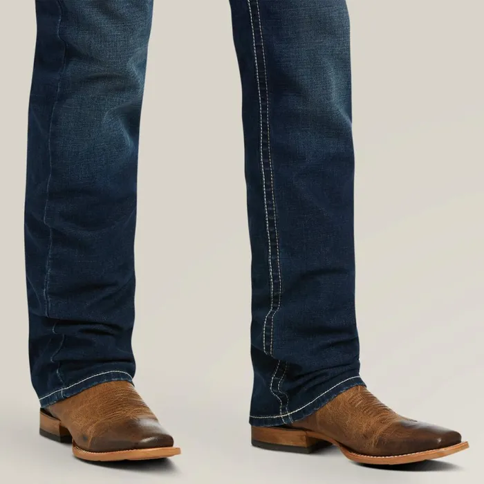 M5 Straight Stretch Remming Stackable Straight Leg Jean Ford Men Ariat Denim M5 Straight Stretch Remming Stackable Straight Leg Jean Ford Men Ariat Denim