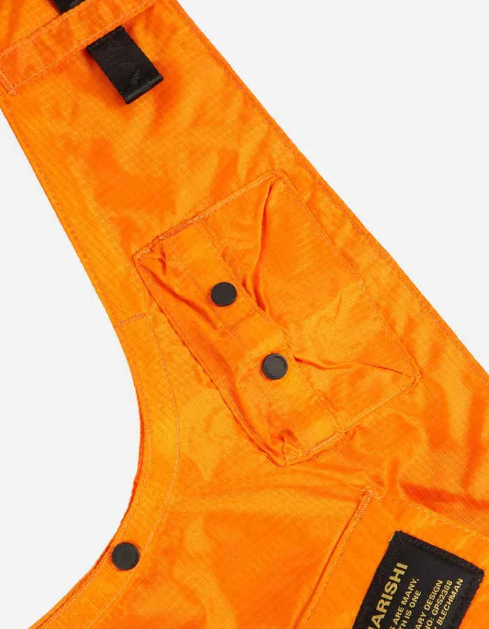 Maharishi Bags 9638 Monk Sling Bag Cotton Nylon Ripstop Orange 8211 Men