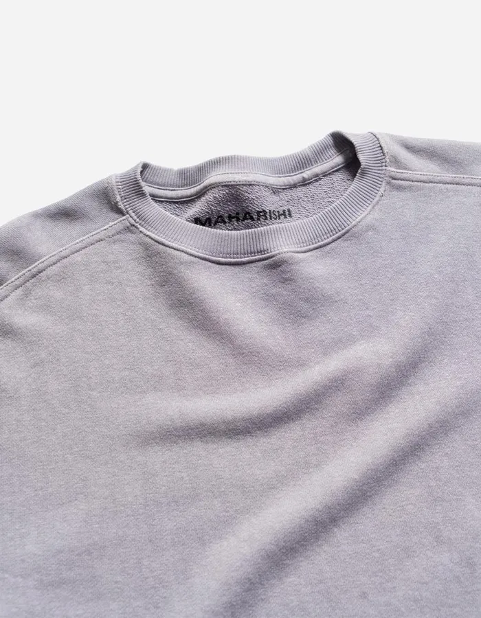 Maharishi Crew Sweats 5231 Articulated Hemp Crew Sweat Purple Ash 8211 Men