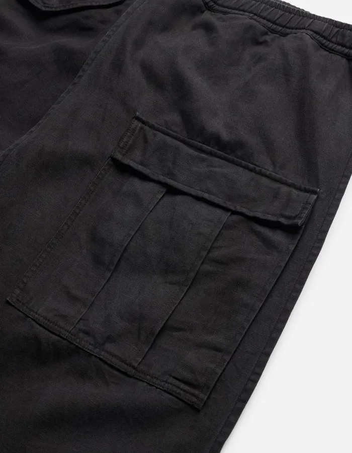 Maharishi Hakama Pants 4588 Asym Cargo Hakama Pants Black 8211 Men