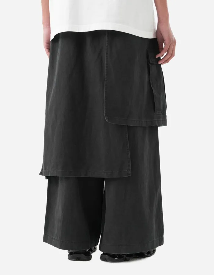 Maharishi Hakama Pants 4588 Asym Cargo Hakama Pants Black 8211 Men