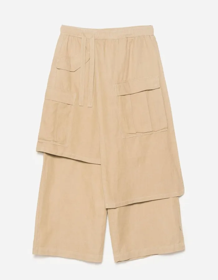 Maharishi Hakama Pants 4588 Asym Cargo Hakama Pants Sand 8211 Men