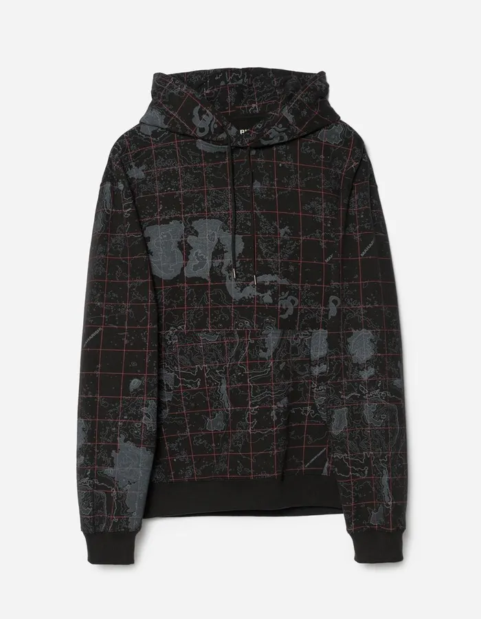 Maharishi Hooded Sweats 5228 Contour Hooded Sweat Subdued Night 8211 Men