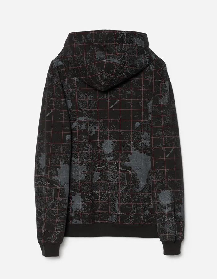 Maharishi Hooded Sweats 5228 Contour Hooded Sweat Subdued Night 8211 Men