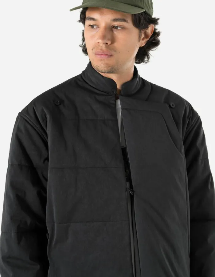 Maharishi Jackets 5259 Padded Monk Overshirt Black 8211 Men