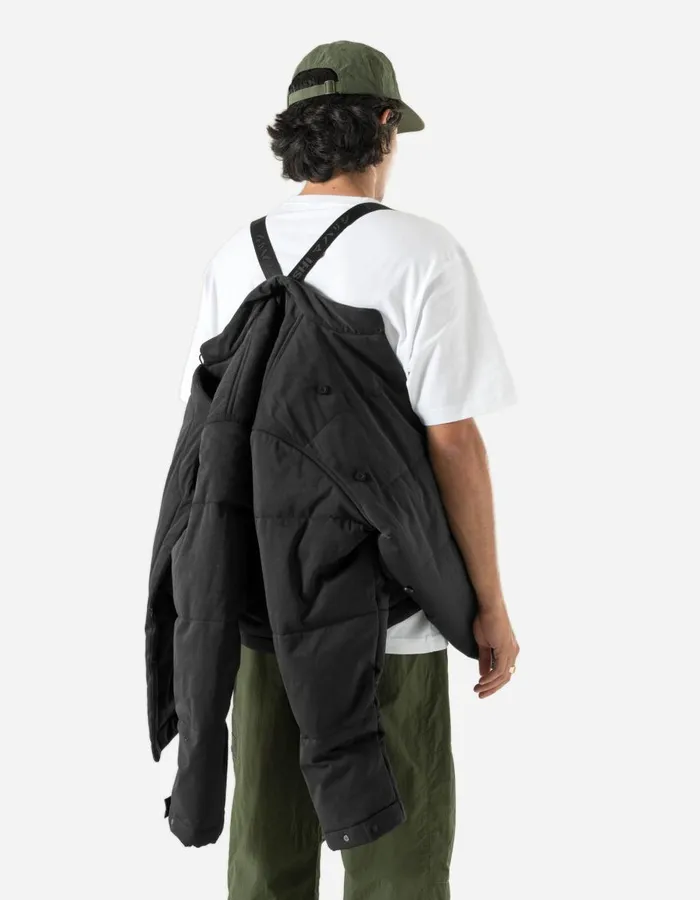 Maharishi Jackets 5259 Padded Monk Overshirt Black 8211 Men