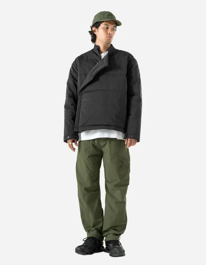 Maharishi Jackets 5259 Padded Monk Overshirt Black 8211 Men