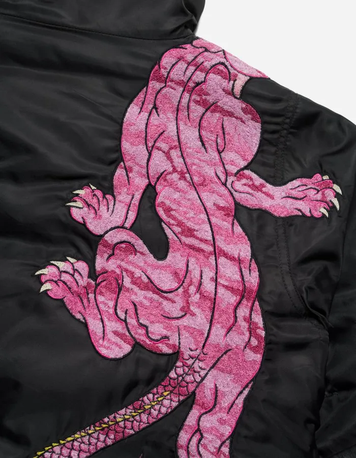 Maharishi Jackets 5309 Tibetan Panther Flight Jacket Black 8211 Men