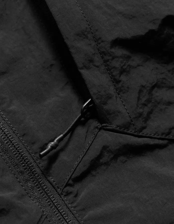 Maharishi Long Sleeve Shirts 5281 Veg Dyed Asym Tech Shirt WR Black 8211 Men