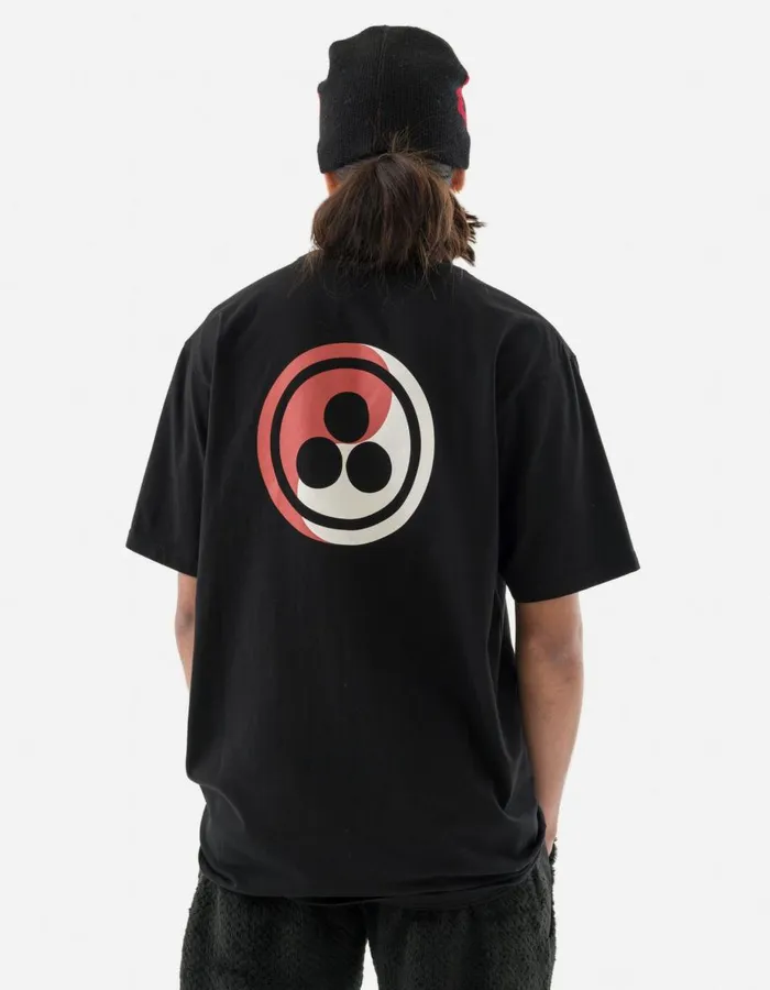 Maharishi Short Sleeve TShirts 1388 Maharishi Pax Cultura TShirt Black 8211 Men