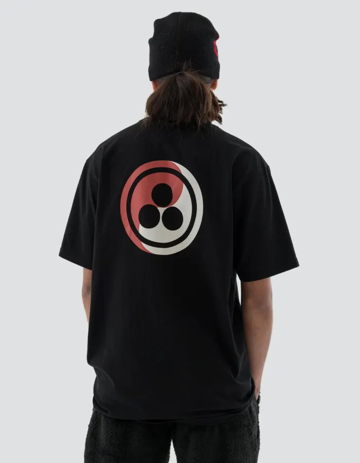 Maharishi Short Sleeve TShirts 1388 Maharishi Pax Cultura TShirt Black 8211 Men