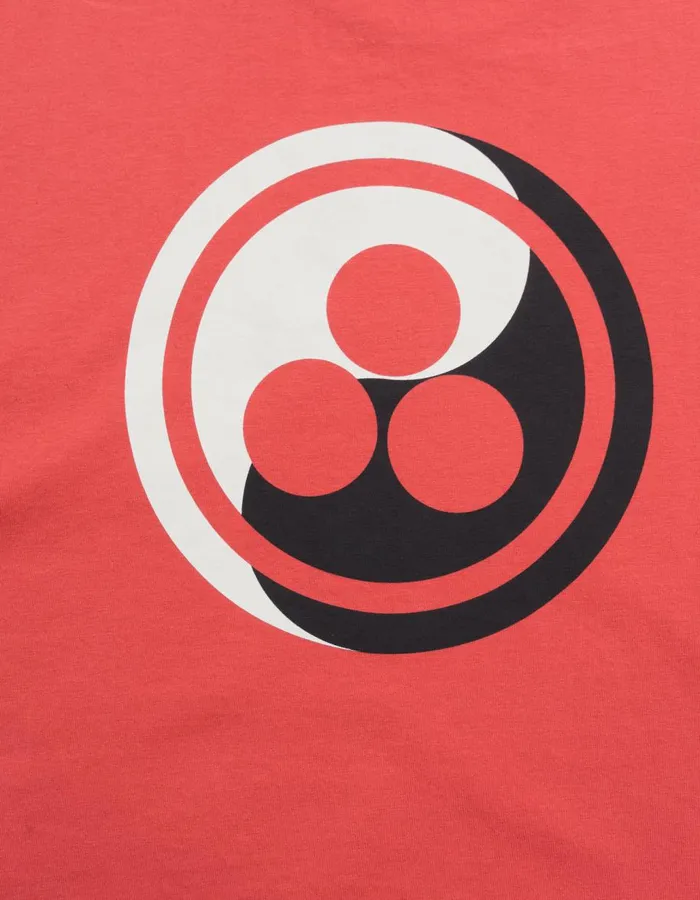 Maharishi Short Sleeve TShirts 1388 Maharishi Pax Cultura TShirt Light Lama Red 8211 Men
