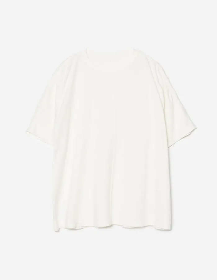 Maharishi Short Sleeve TShirts 5234 Hemp Cross Oversized TShirt White 8211 Men