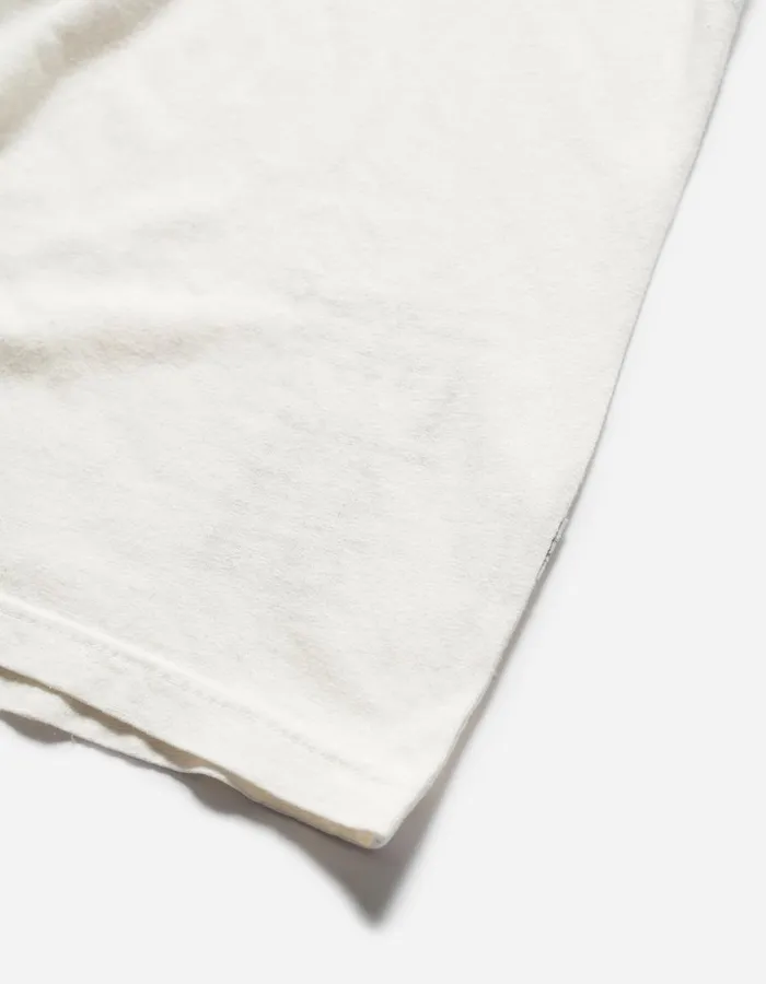 Maharishi Short Sleeve TShirts 5234 Hemp Cross Oversized TShirt White 8211 Men