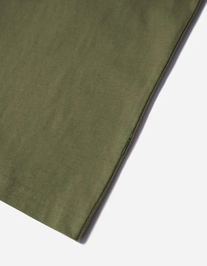 Maharishi Short Sleeve TShirts 5242 Thar Dragon Embroidered TShirt Olive 8211 Men