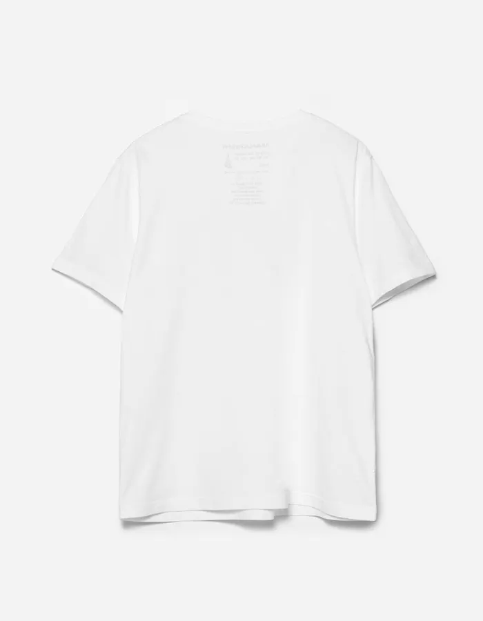 Maharishi Short Sleeve TShirts 5242 Thar Dragon Embroidered TShirt White 8211 Men