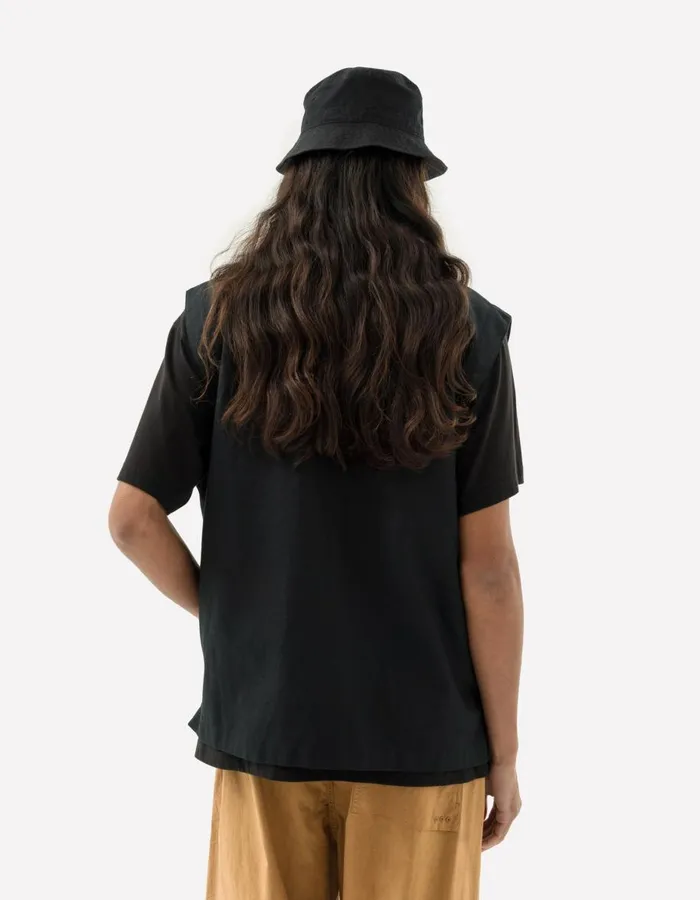 Maharishi Vests 5201 Hemp Utility Vest Black 8211 Men