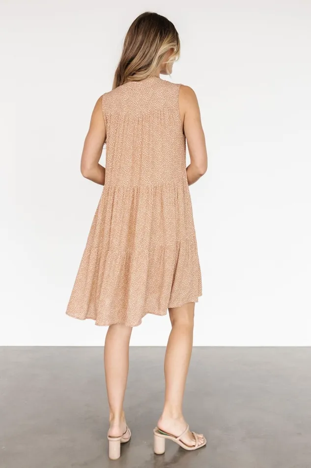 Malone Button Down Short Dress Camel Women Baltic Born Short Dresses Malone Button Down Short Dress Camel Women Baltic Born Short Dresses