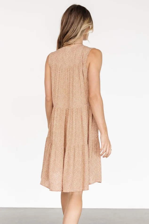 Malone Button Down Short Dress Camel Women Baltic Born Short Dresses Malone Button Down Short Dress Camel Women Baltic Born Short Dresses