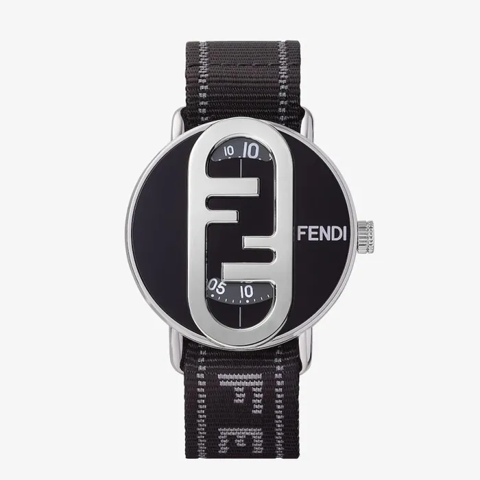 Man 42 Mm 8211 Round Watch With Olock Logo Multicolour Fendi Watches