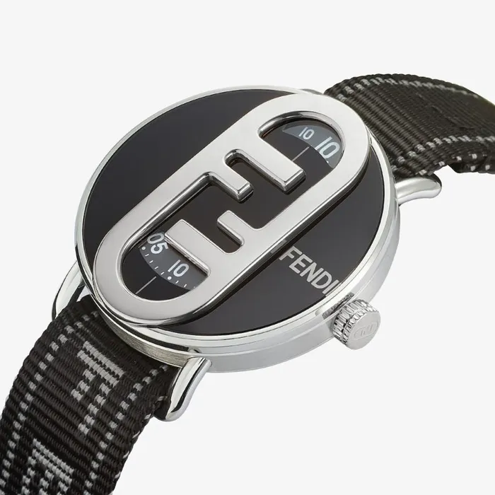 Man 42 Mm 8211 Round Watch With Olock Logo Multicolour Fendi Watches