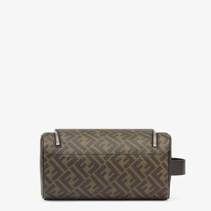 Man Brown Fabric MakeUp Bag Brown Fendi Travel and Lifestyle