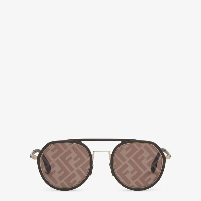 Man Brown Sunglasses Brown Fendi Sunglasses